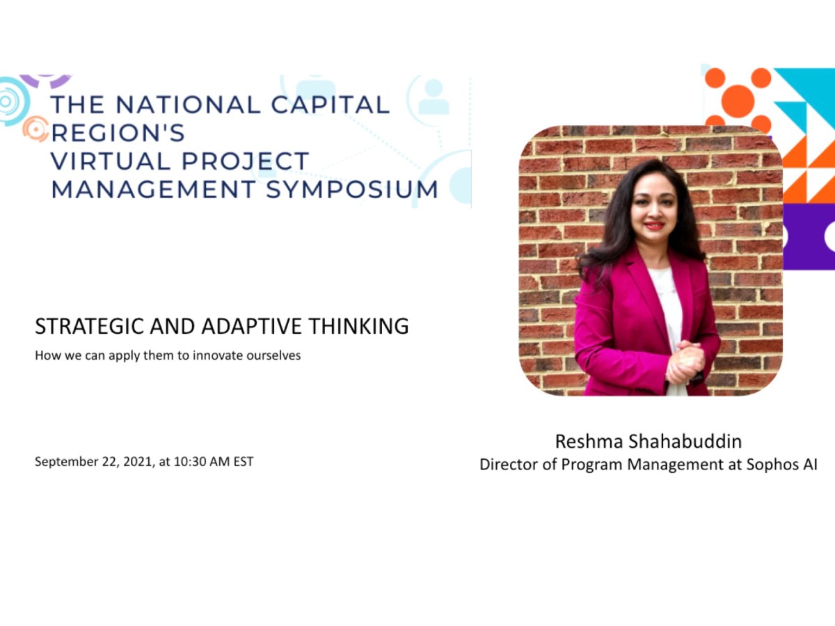 [PMIWDC Symposium] Strategic and Adaptive&nbsp;Thinking